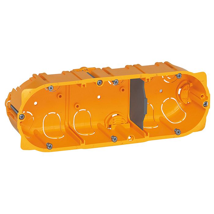 Batibox Коробка монтажная для сухих перегородок 3-ная, 6-8-мод., глубина 40 мм