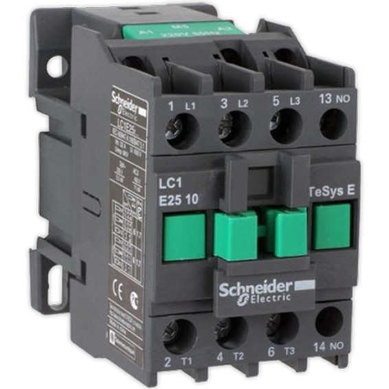 Контактор Schneider Electric EasyPact TVS 3P 9А 220В AC 4кВт, LC1E0910M5