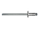 Заклепка вытяжная 3.2х10 мм сталь/сталь, цинк (50 шт в зип-локе) STARFIX (SMZ1-14588-50)