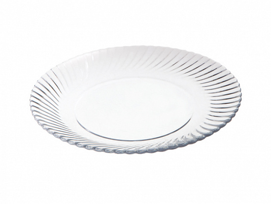 Тарелка десертная стеклянная, 190 мм, круглая, Даймонд (Diamond), NORITAZEH (401002T)