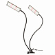 ULT-P37-24W/SPFB/TM/60 IP40 BLACK TWIN Светильник для растений светодиодный с таймером, на прищепке.