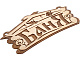 Табличка "Баня", 26х13 см, береза, "Банные штучки" (32321) (БАННЫЕ ШТУЧКИ)