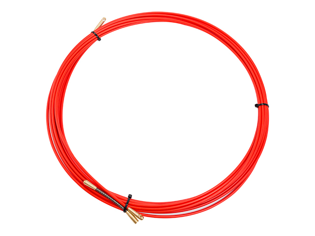 Протяжка кабельная УЗК d=3.5 мм 10 м красная