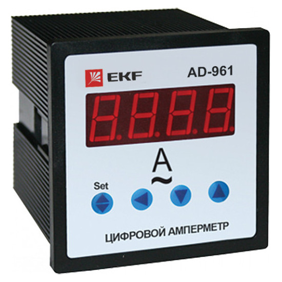 Амперметр AD-961 цифровой на панель (96х96) однофазный EKF PROxima