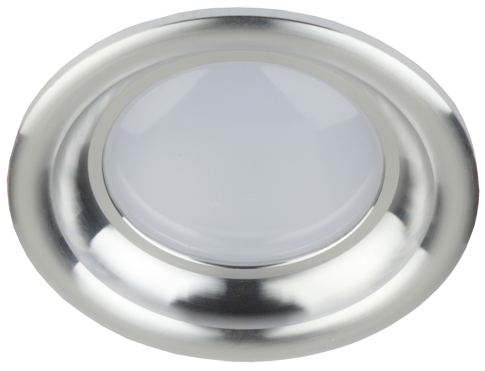 KL LED 17-7 SL Светильник ЭРА светодиодный круглый "тарелка" 7W 4000K, серебро (40/960)