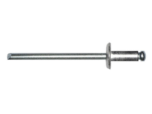 Заклепка вытяжная 3.2х12 мм сталь/сталь, цинк (300 шт в пласт. конт.) STARFIX (SMP2-14590-300)