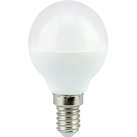 Лампа LED 7Вт Е14 2700К Шар G45 Ecola globe Premium шар (композит) 82x45