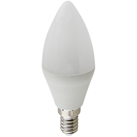 Лампа LED 10Вт Е14 4000К Свеча Ecola candle Premium (композит) 100x37