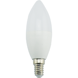 Лампа LED 9Вт Е14 4000К Свеча Ecola candle Premium (композит) 100x37