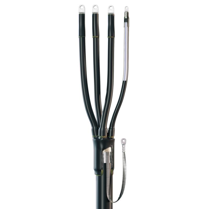 (3+1)ПКТп-1-70/120 Концевая кабельная муфта для кабелей с пластмассовой изоляцией с нулевой жилой ум