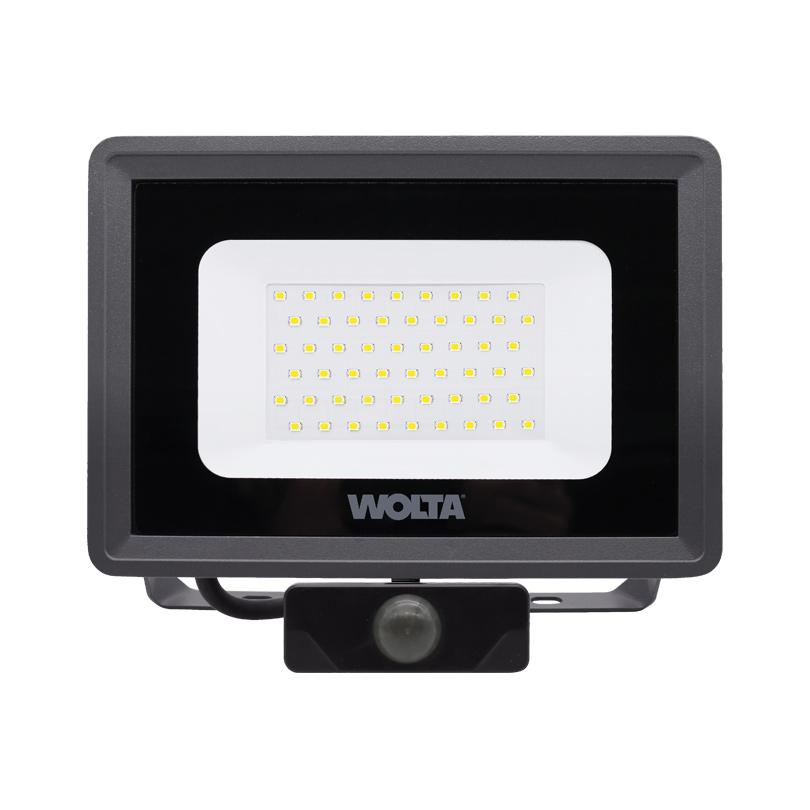 Светодиодный прожектор WOLTA WFL-50W/06s 50Вт 5700K IP65 с Датчиком