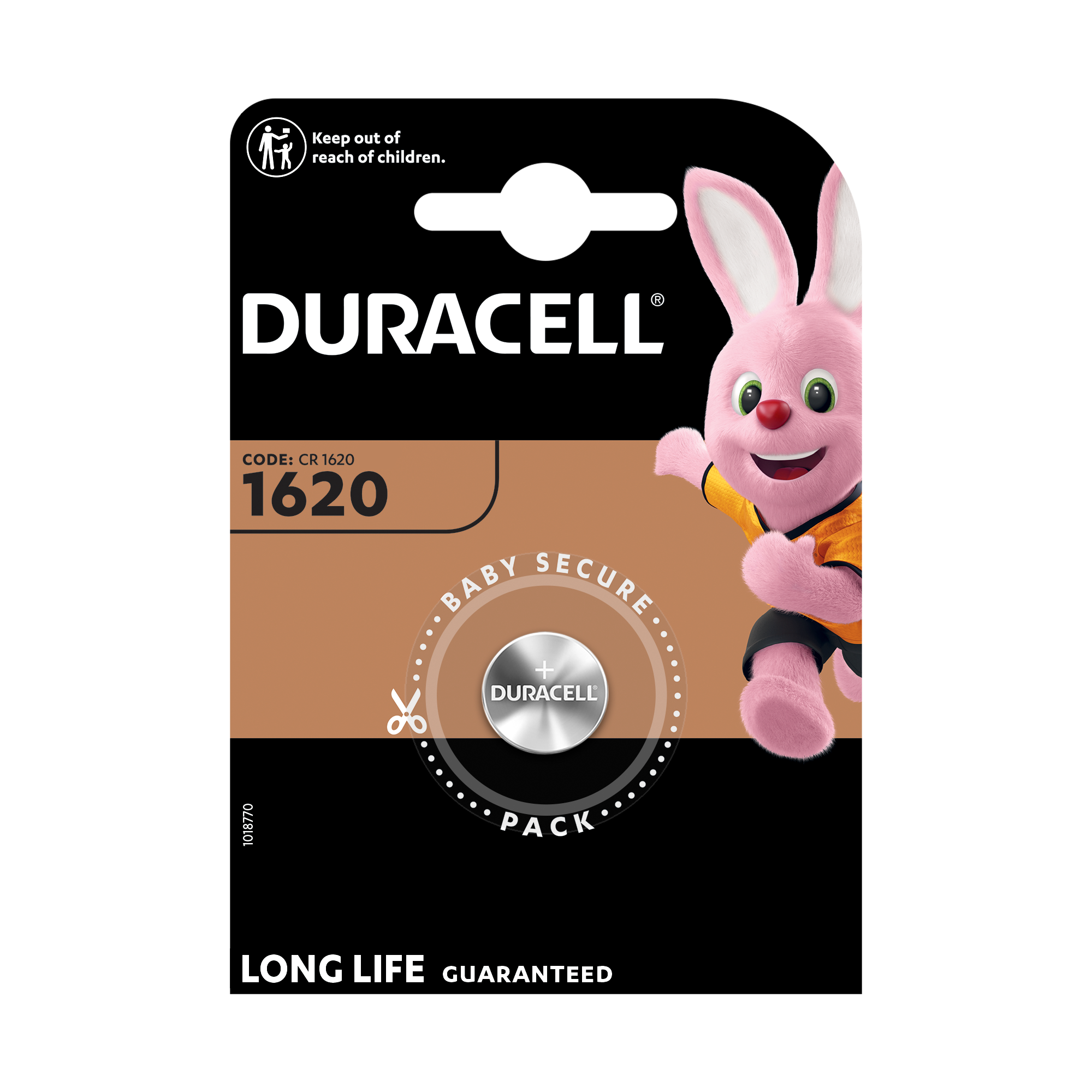 Батарейки Duracell 5007990 1620-1BL литиевая 3v 1шт. (10/100/12000)