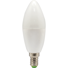 Лампа LED 7Вт Е14 4000К Свеча Ecola candle Premium (композит) 105x37