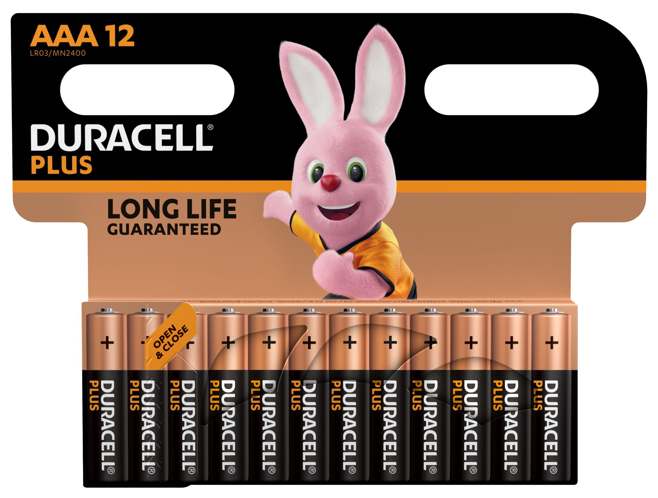 Батарейки Duracell 5014217 ААА алкалиновые 1,5v 12 шт. LR03-12BL PLUS