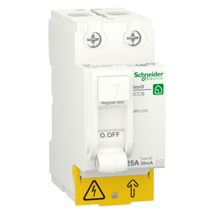 УЗО Schneider Electric Resi9 2P 25А, 30 мА ( AC ), R9R51225