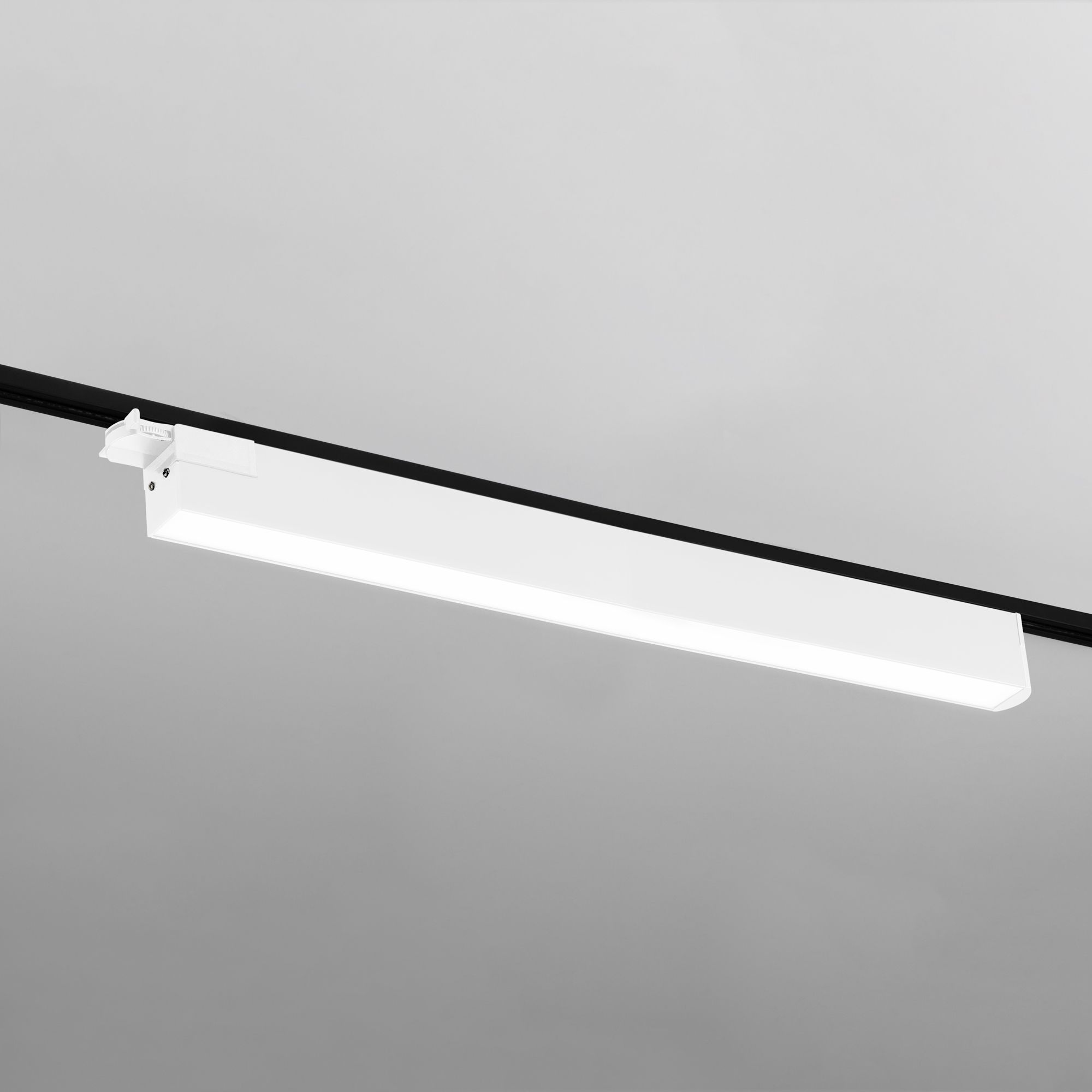 Трековый светодиодный светильник для трехфазного шинопровода X-Line белый матовый