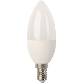 Лампа LED 7Вт Е14 6000К Свеча Ecola candle свеча (композит) 105x37