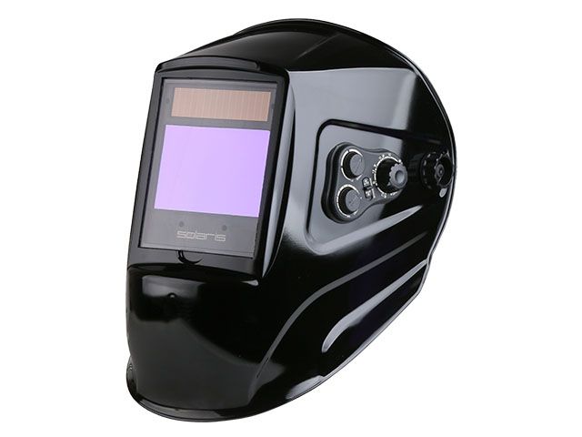 Щиток сварщика  с самозатемняющимся светофильтром Solaris ASF800S Black (1/1/1/1; 102х68мм; DIN 4/5-