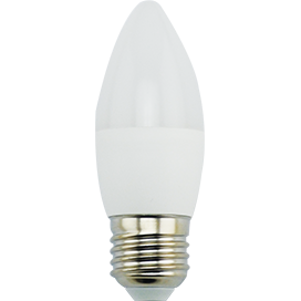 Лампа LED 9Вт Е27 4000К Свеча Ecola candle Premium (композит) 100x37