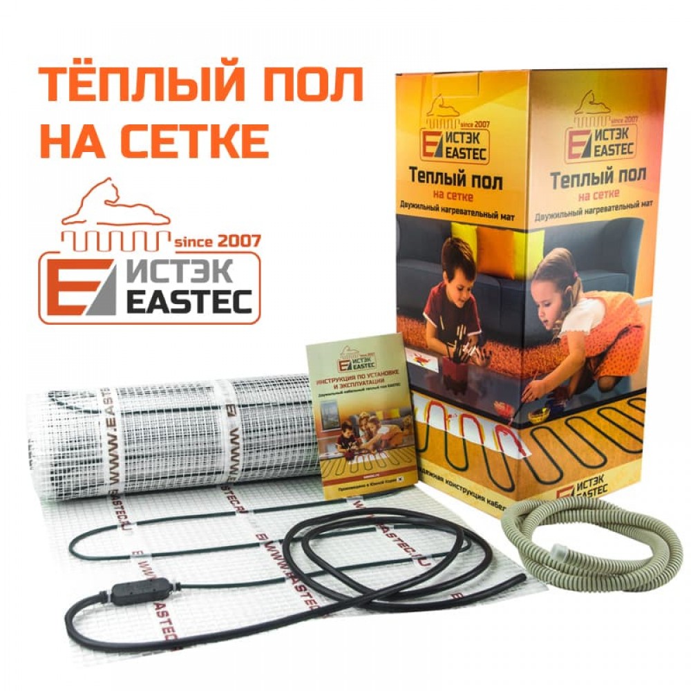 Комплект теплого пола на сетке EASTEC ECM - 14,0