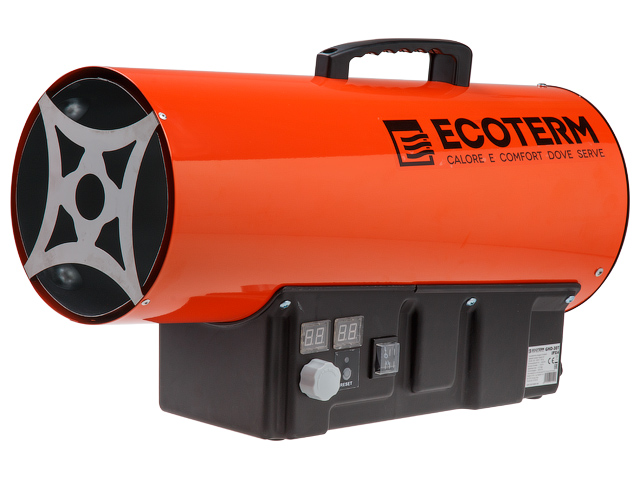 Нагреватель воздуха газ. Ecoterm GHD-30T прям., 30 кВт, термостат, переносной (30кВт, 650 м3/ч) (ECO