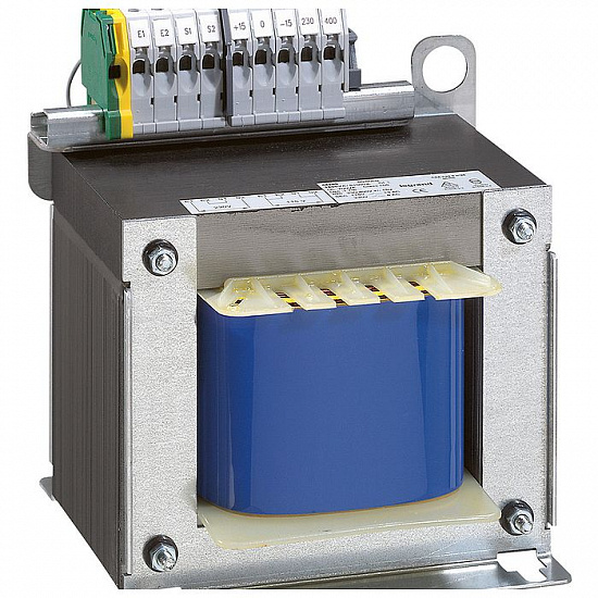 Однофазный трансформатор упр, и разд, цепей - первичная обмотка 230//400 В // вторичная обмотка 115/