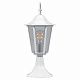 Светильник садово-парковый Feron 6104/PL6104 шестигранный на постамент 60W E27 230V, белый
