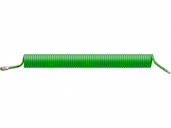 Шланг полиурет. спиральный ф 8/12 мм c быстросъемн. соед. ECO (длина 15 м) (AHU-1580)
