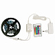 Volpe ULS-Q221 5050-60LED/m-IP20-3M-RGB RRP36C24 Комплект светодиодной ленты с адаптером и контролле