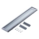 Clear tempered glass for HB LED