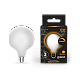Лампа Gauss Filament G95 10W 1070lm 3000К Е27 milky диммируемая LED 1/20