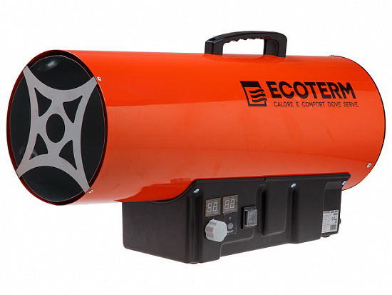 Нагреватель воздуха газ. Ecoterm GHD-50T прям., 50 кВт, термостат, переносной (Мощность 50кВт; Произ