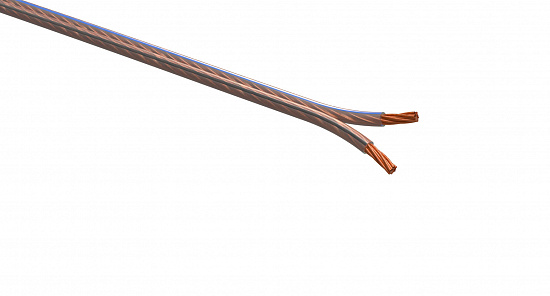 A-50-S ЭРА Акустический кабель  2х0,50 мм2 прозрачный, 100м (12/432)