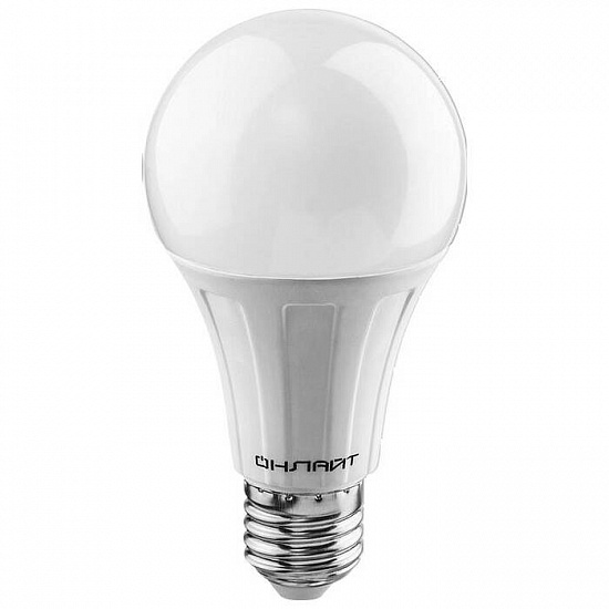 Лампа LED 12Вт Е27 4000К А60 ОНЛАЙТ OLL-A60-12-230-4K-E27