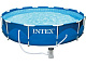 Каркасный бассейн Metal Frame, круглый, 366х76 см + фильтр-насос 220 В, INTEX (от 6 лет) (28212NP)