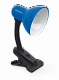 Светильник настольный под лампу на прищепке СНП 21ТС-E27 230В СИНИЙ (с подвесом) IN HOME