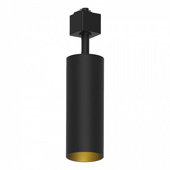 Светильник Feron AL155 трековый однофазный на шинопровод под лампу GU10, черный-золото
