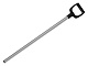 Черенок для снеговых лопат ф32х1000мм алюмин. в сборе с ручкой V-образн. STARTUL (ST6100)
