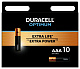 Батарейки Duracell 5014072 ААА алкалиновые 1,5v 10 шт. LR03-10BL Optimum