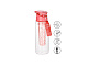 Бутылка для воды с контейнером д/фруктов, 750 мл, нежно-розовая, PERFECTO LINEA (спорт, развлечение,