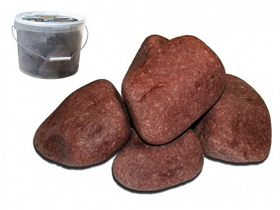 Камень для бани  Яшма, обвалованный, ведро по 10 кг, ARIZONE (62-101001)