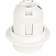 Ecola base Патрон  с кольцом E27 Белый (1 из ч/б уп. по 10)