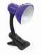Светильник настольный под лампу на прищепке СНП 21Ф-E27 230В ФИОЛЕТОВЫЙ (с подвесом) IN HOME