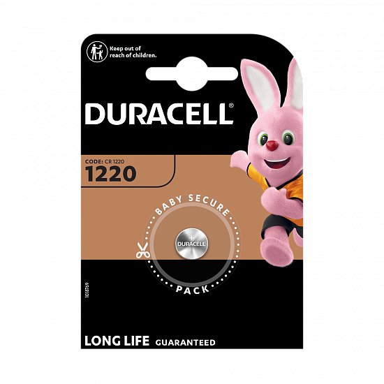 Батарейки Duracell 5007991 1220-1BL литиевая 3v 1шт. (10/100/12000)