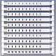 CNU//5//030, 100//  чистые маркировочные таблички   (упак.500шт.)