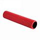 Труба 50мм гофрированная ПНД цвет красный с зондом двустенная гибкая EKF-Plast 50м