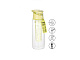 Бутылка для воды с контейнером д/фруктов, 750 мл, желтая, PERFECTO LINEA (спорт, развлечение, ЗОЖ) (