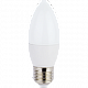 Лампа LED 7Вт Е27 2700К Свеча Ecola candle Premium (композит) 103x37