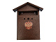 Ящик почтовый Домик с замком 350х280х60 мм (00-00001027) (АГРОСНАБ)