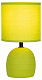 Настольная лампа Rivoli Sheron 7067-503 1 * Е14 40 Вт керамика салатовая с абажуром